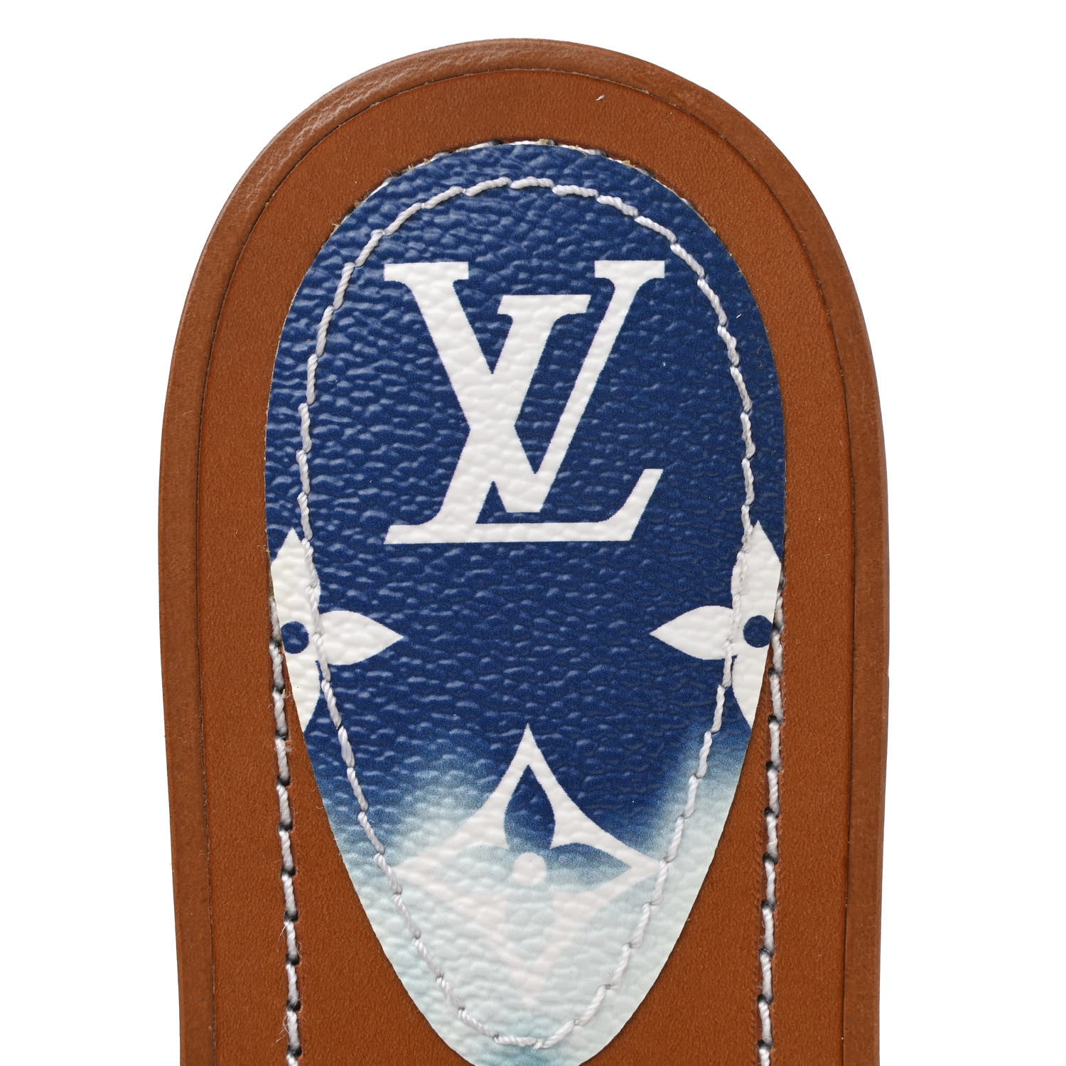 Louis Vuitton Monogram Escale Lock It Flat Mule 36.5 Blue 7 of 8