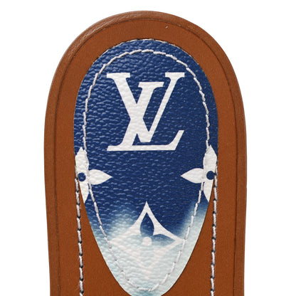 Louis Vuitton Monogram Escale Lock It Flat Mule 36.5 Blue 7 of 8