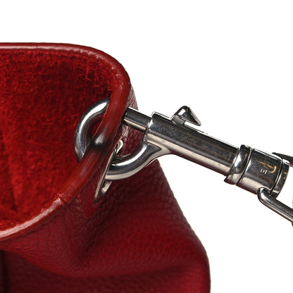Celine Soft Grained Calfskin Small Sangle Bucket Bag Red 9 of 9