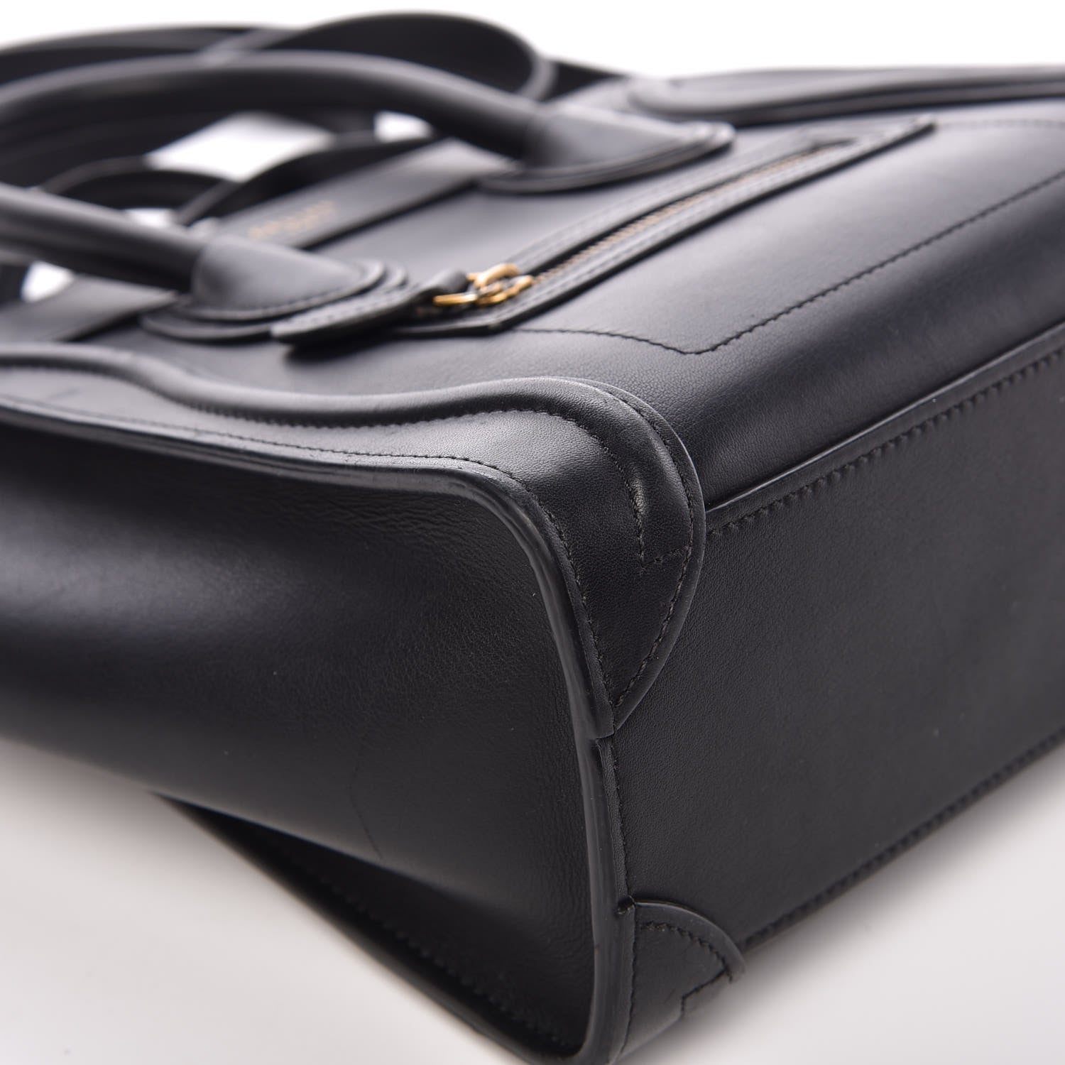 Celine Smooth Calfskin Nano Luggage Black 10 of 14