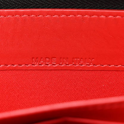 Christian Louboutin Calfskin Panettone Spiked Zip Around Wallet Dune 7 of 9