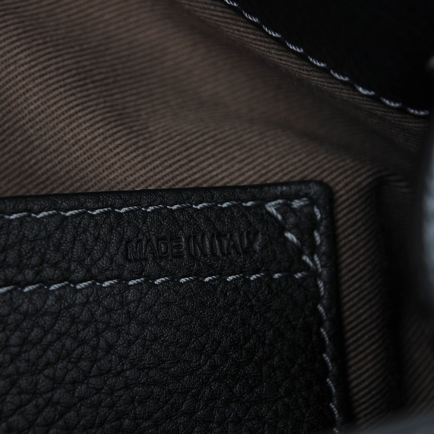 Calfskin Medium Marcie Round Crossbody Bag Black