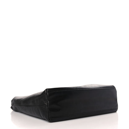 Prada Lambskin Triangle Shoulder Bag Black 3 of 7