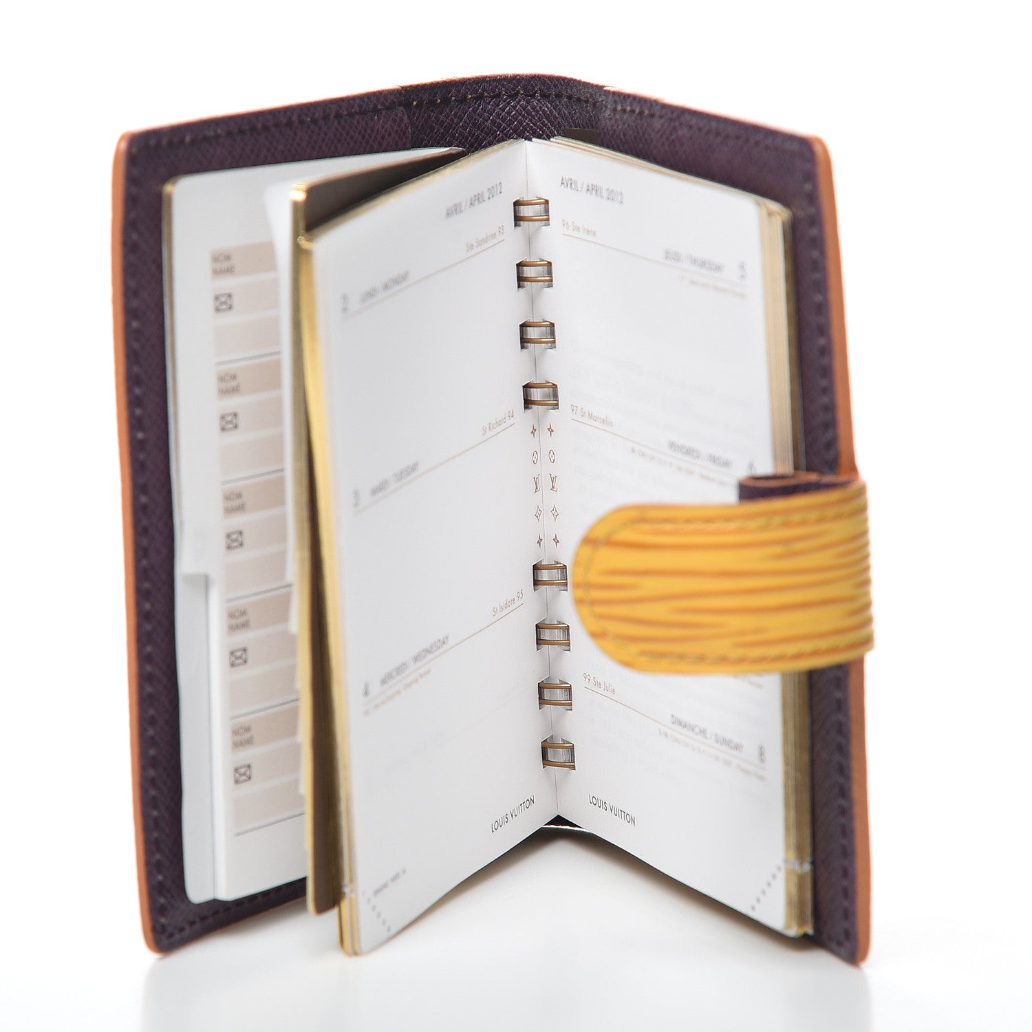 Louis Vuitton Epi Small Ring Agenda Cover Tassil 4 of 7