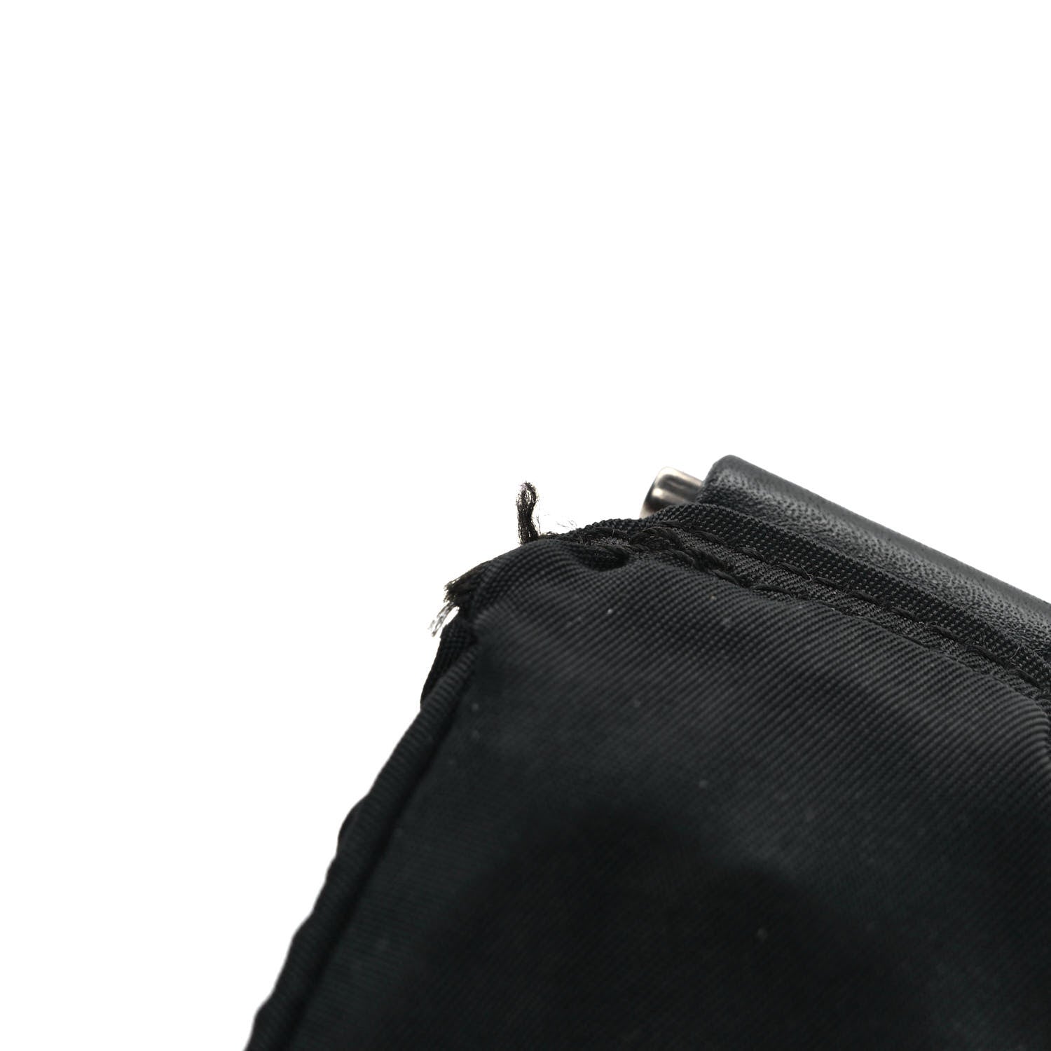 Prada Tessuto Nylon Flat Messenger Bag Black 8 of 9