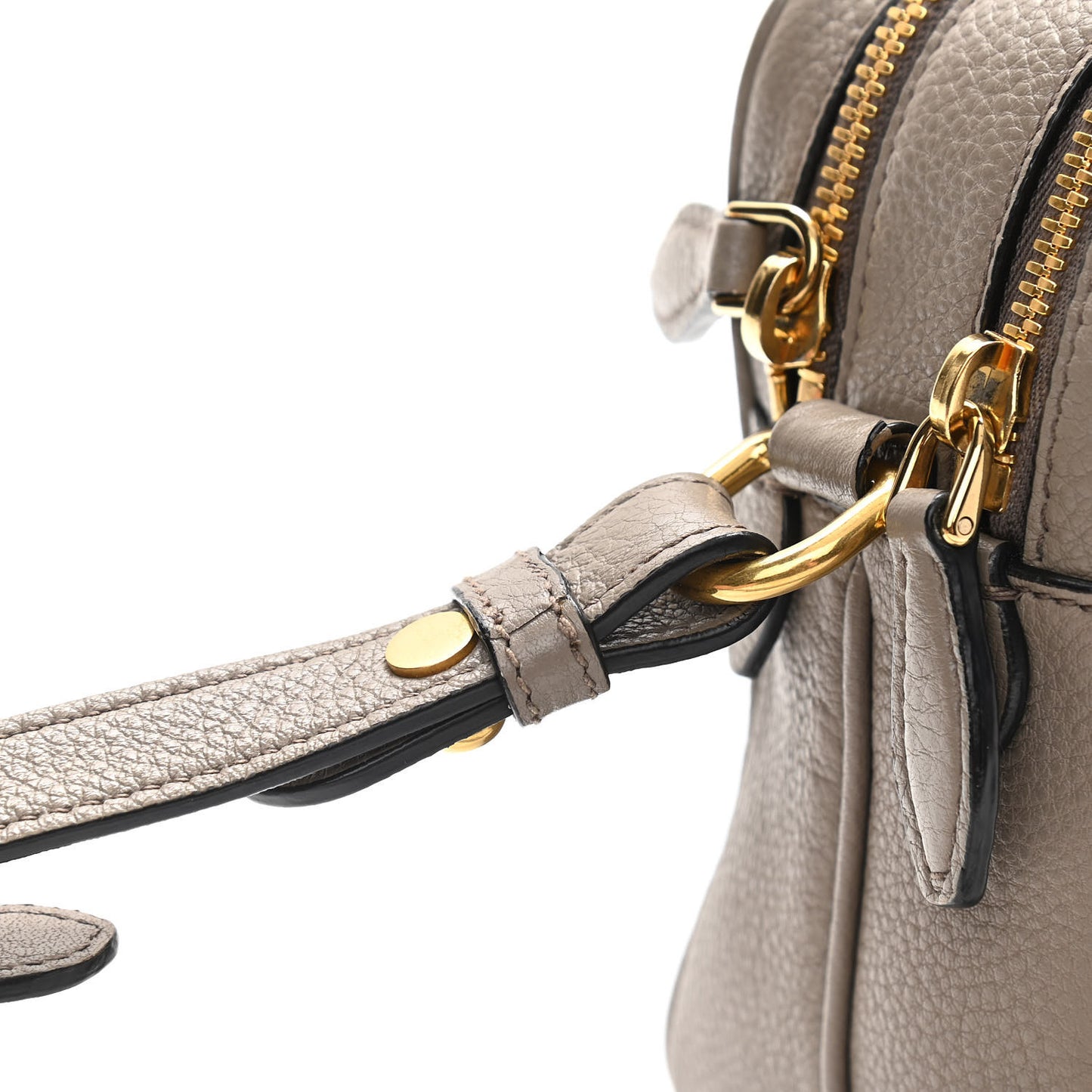 Vitello Phenix Camera Bag Argilla