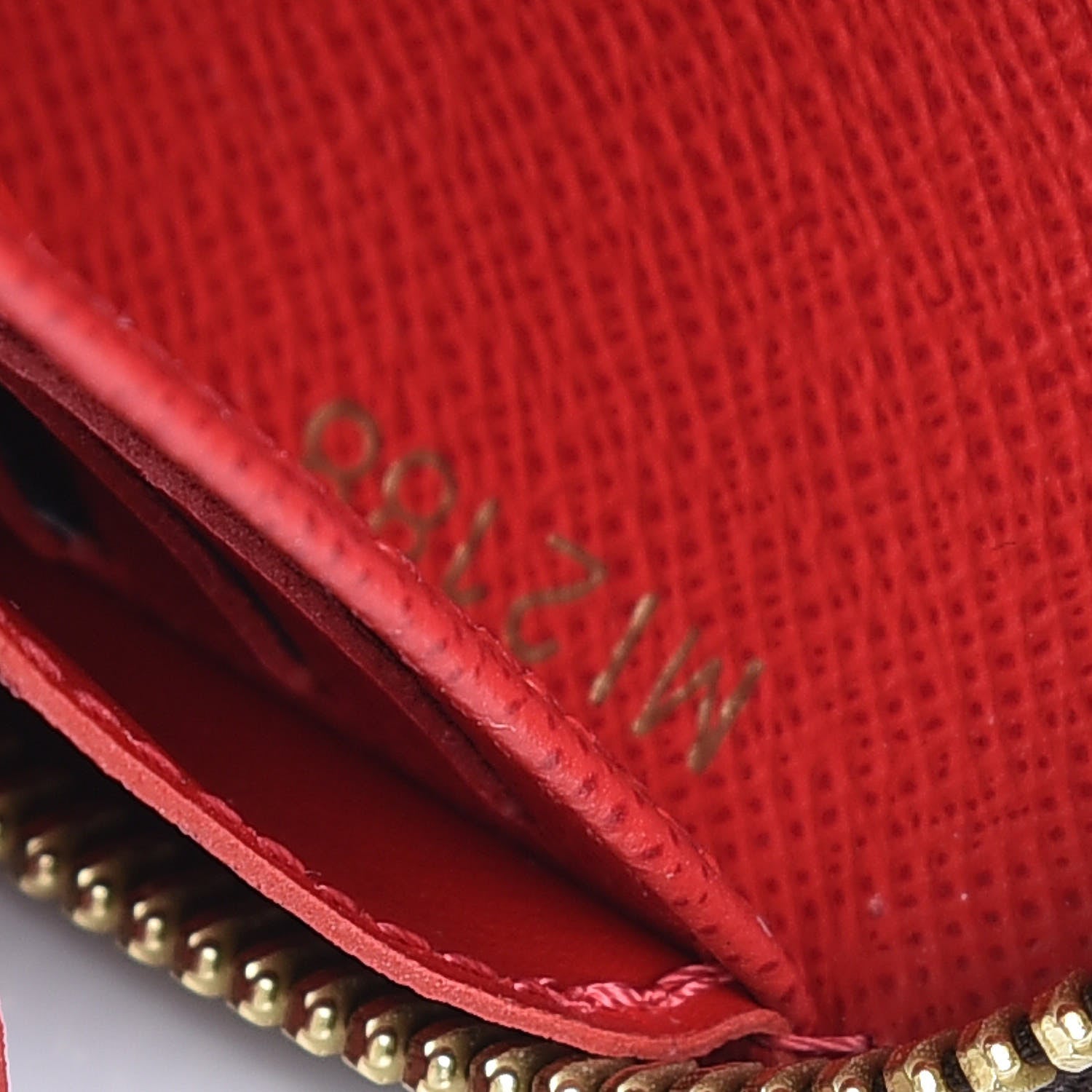 Louis Vuitton Damier Ebene Studded Zippy Wallet Cherry 7 of 7