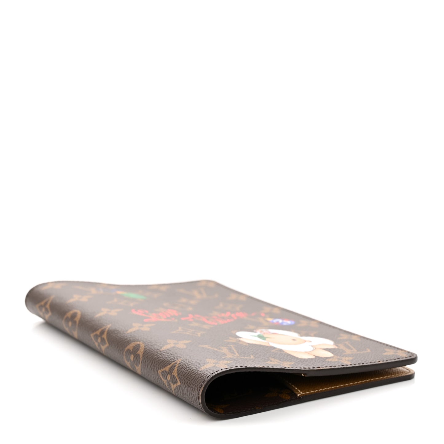 Monogram Vivienne Notebook Cover MM Brown
