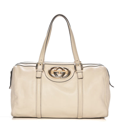 Gucci Calfskin Medium Britt Boston Ivory 1 of 10