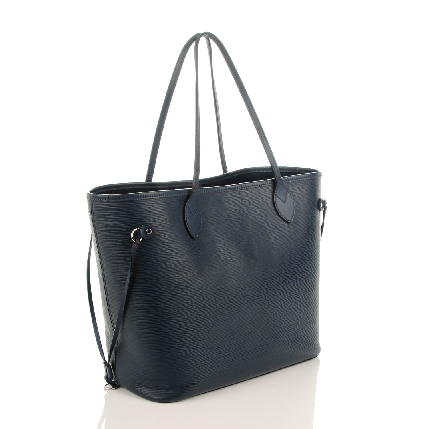 Louis Vuitton Epi Neverfull MM Indigo 4 of 15
