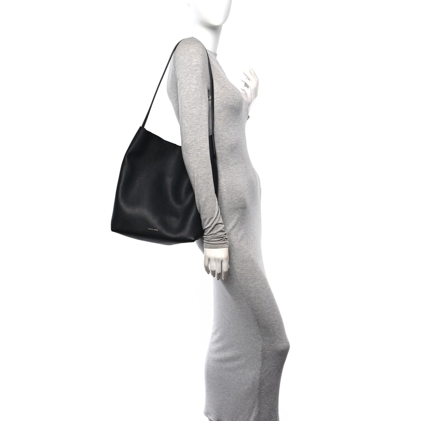 Pebbled Calfskin Everyday Cabas Black