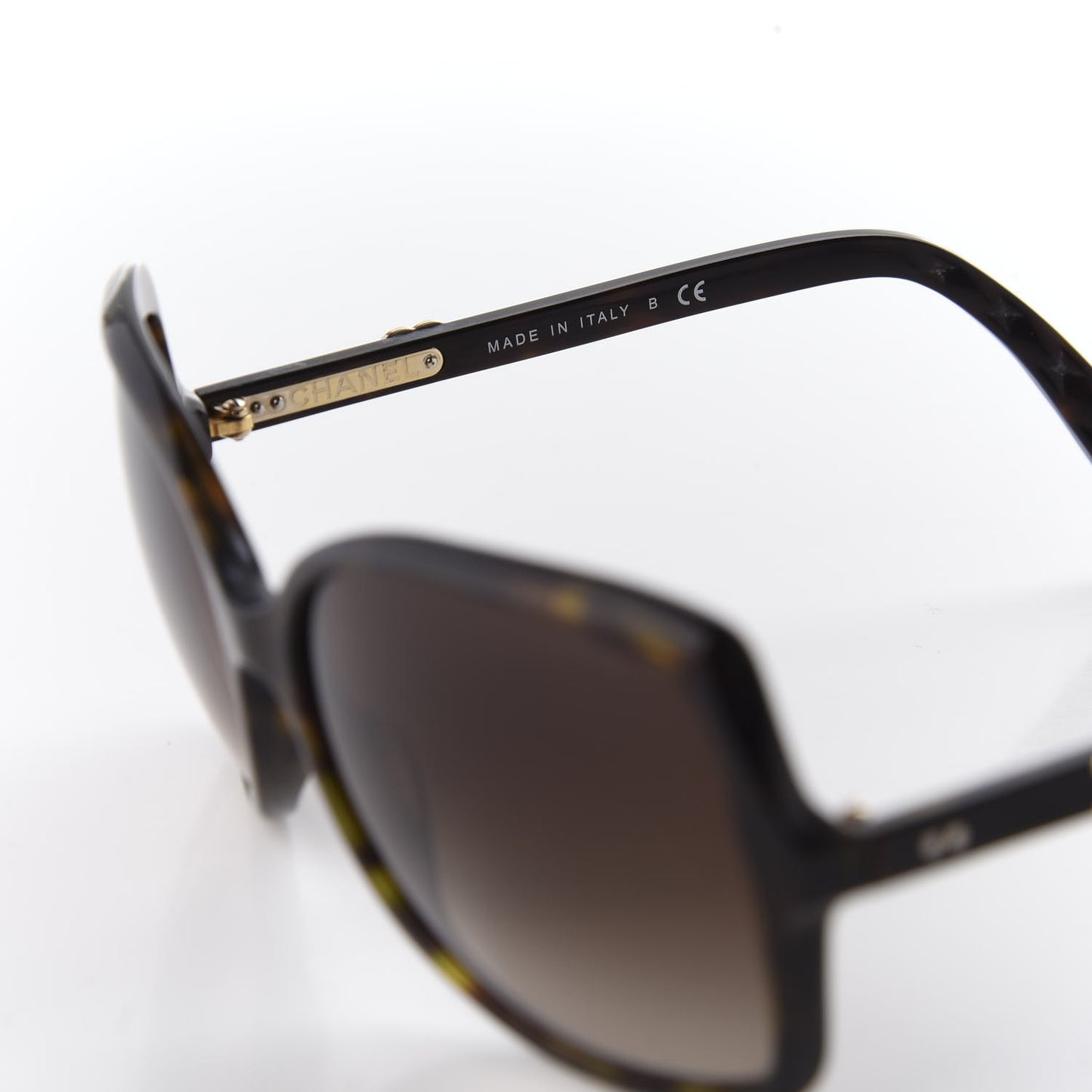 Square CC Logo Sunglasses 5245 Tortoise