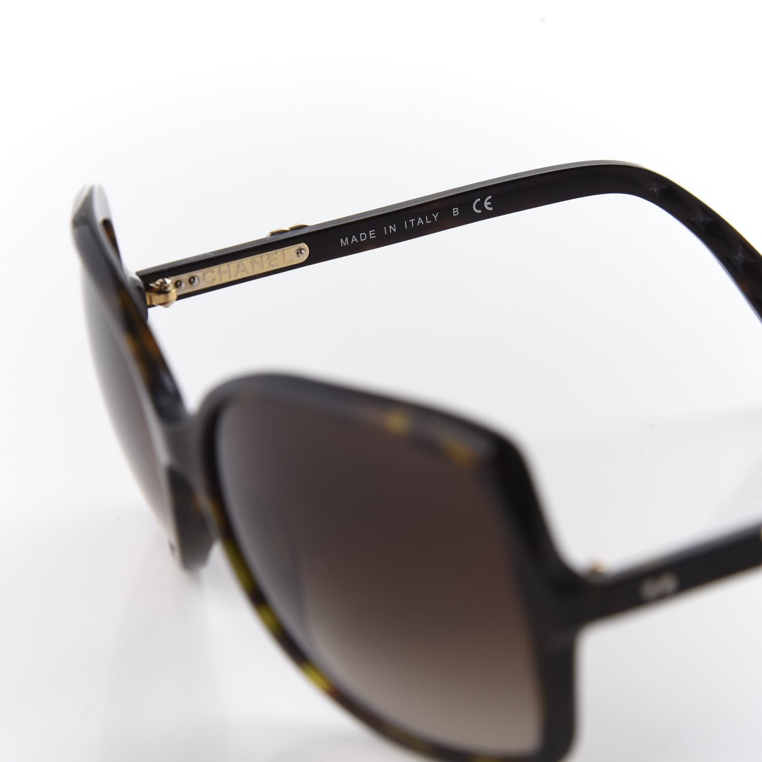 Chanel Square CC Logo Sunglasses 5245 Tortoise 5 of 9