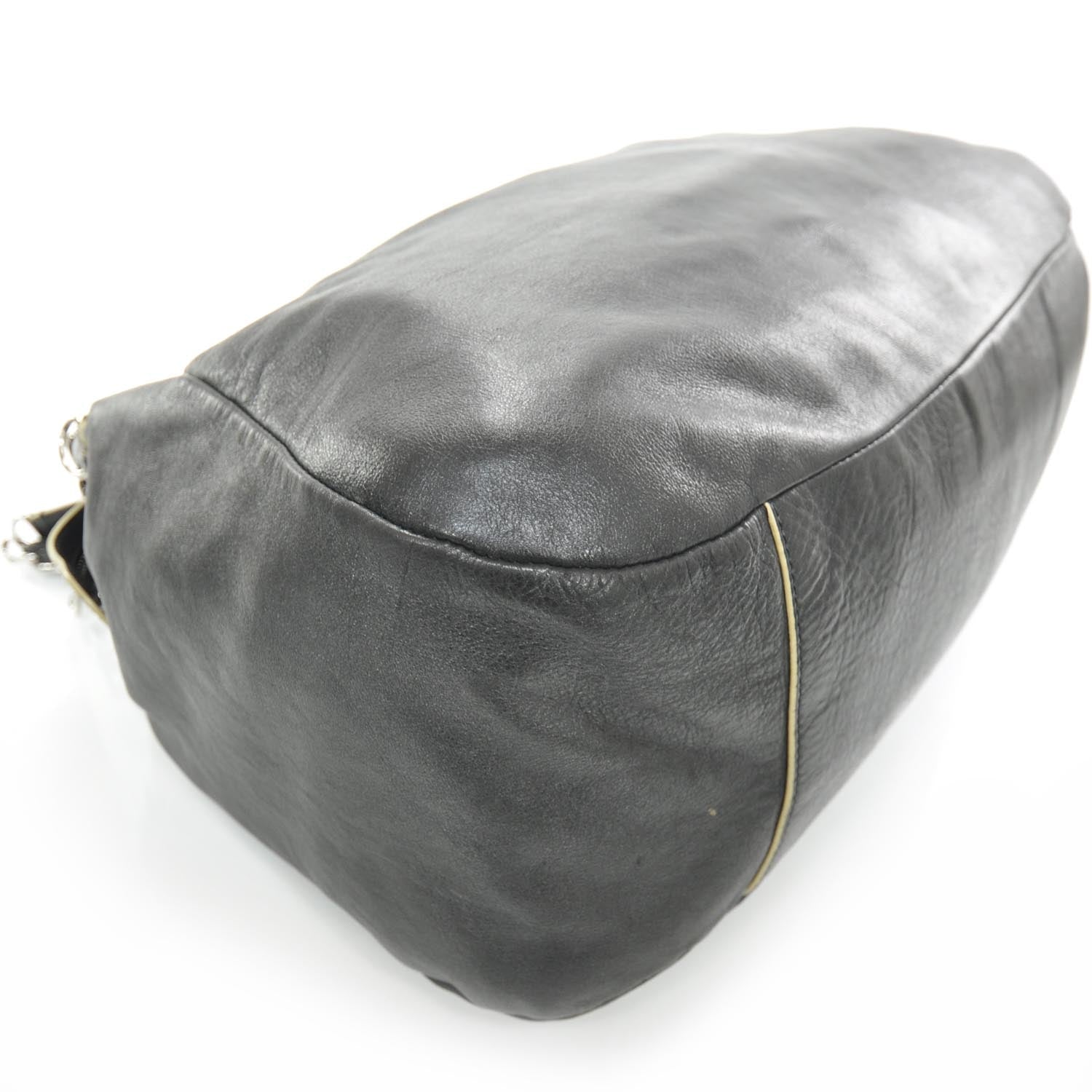 Chanel Lambskin Large Edgy Hobo Black 6 of 12