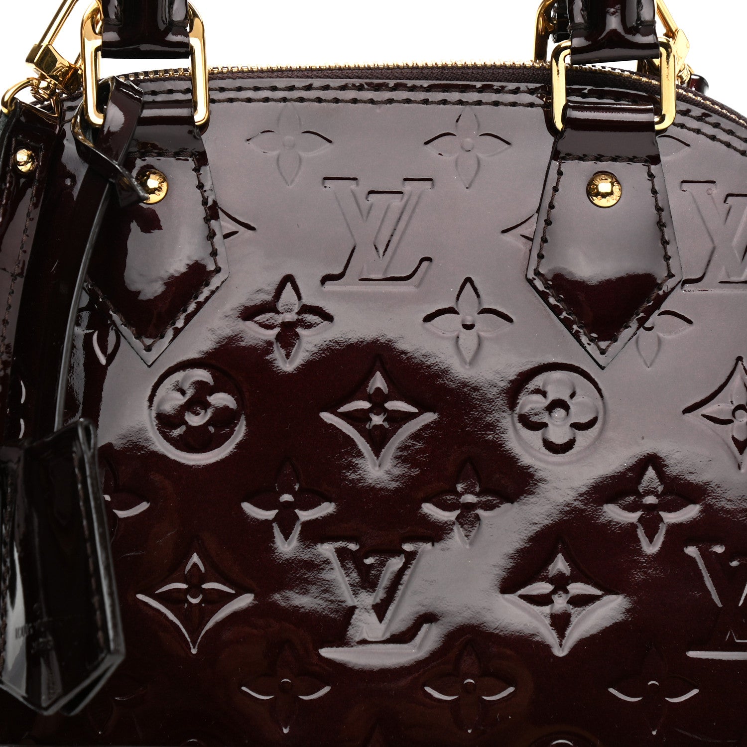 Louis Vuitton Vernis Alma BB Amarante 7 of 7
