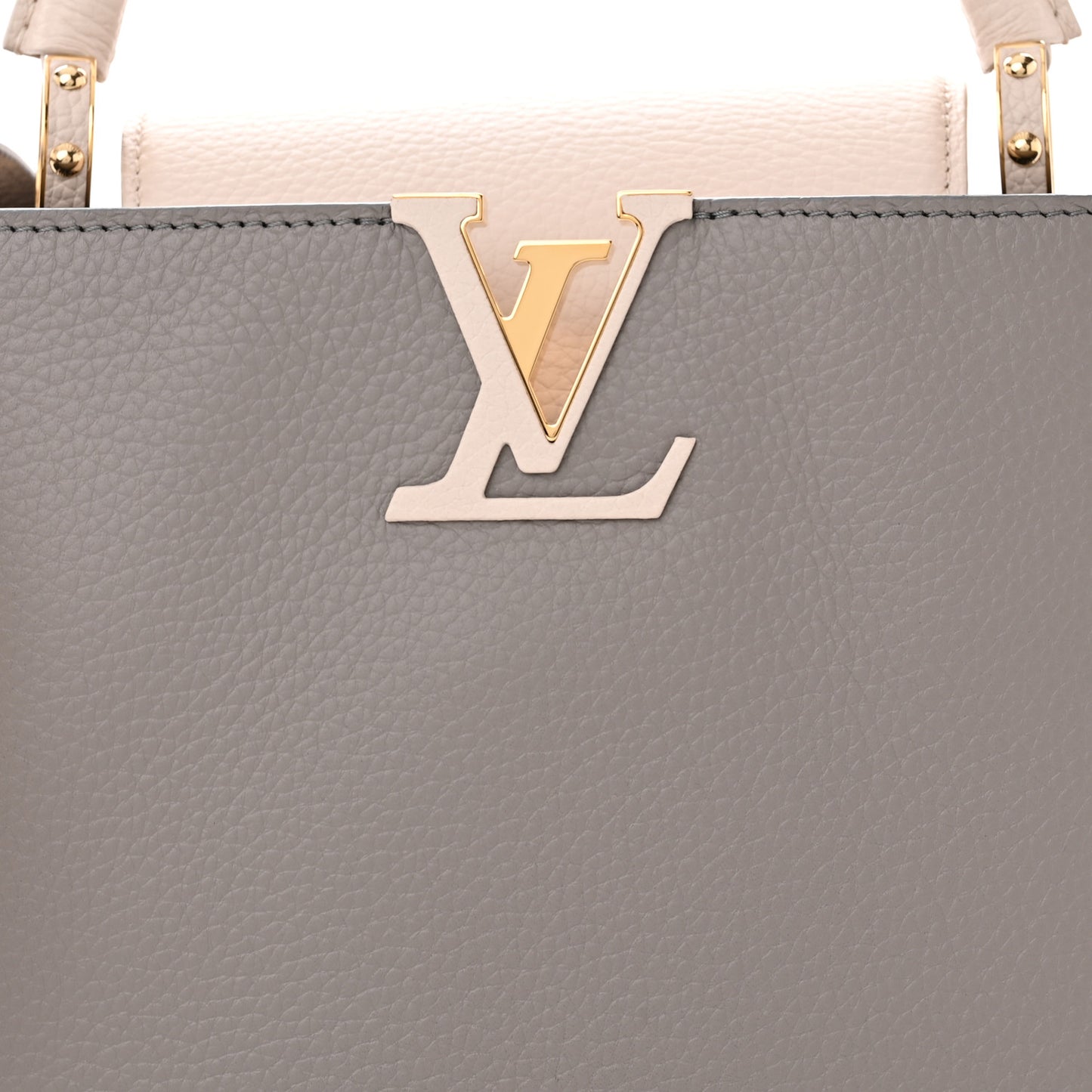 Taurillon Capucines MM Steeple Gray