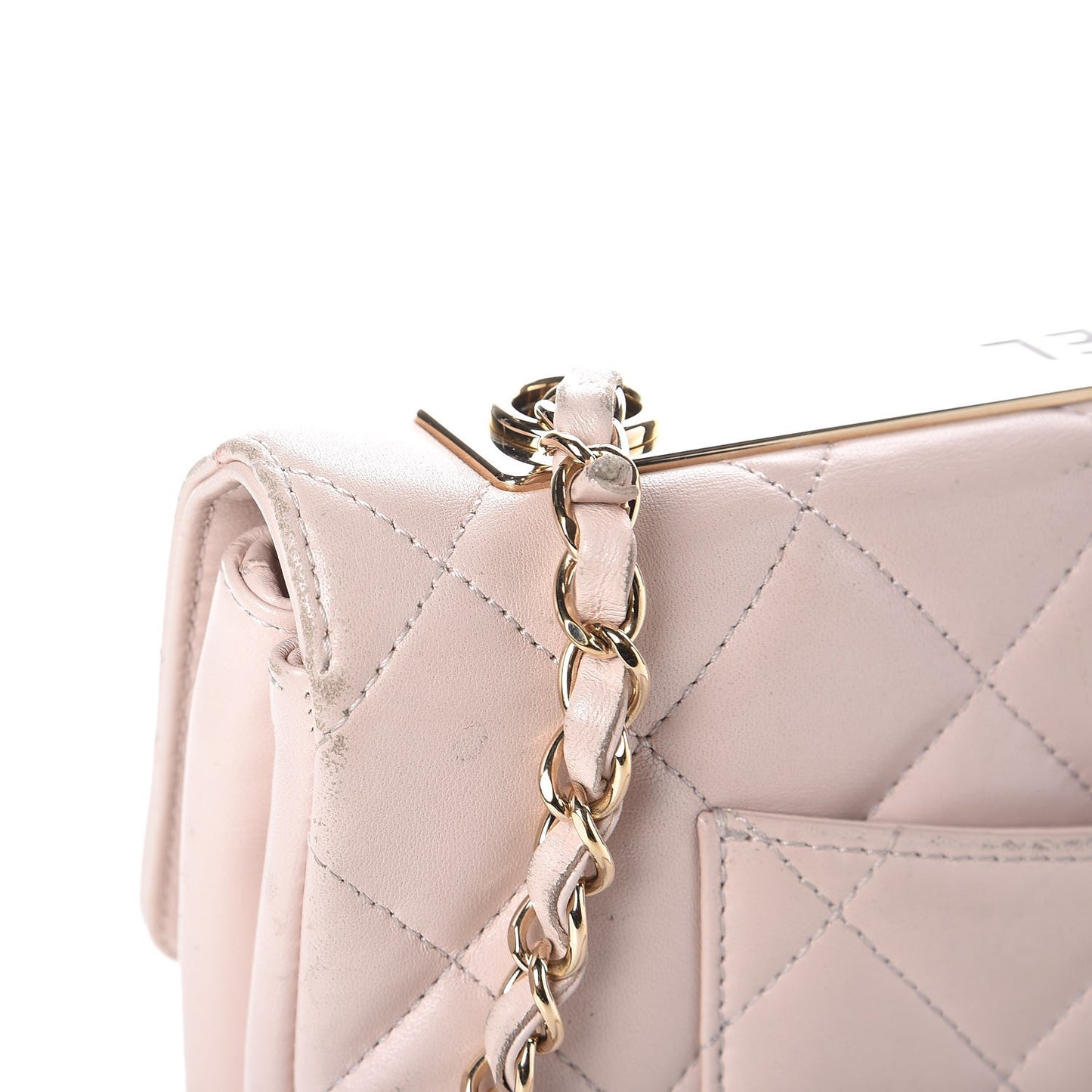 Lambskin Quilted Medium Trendy CC Flap Pink