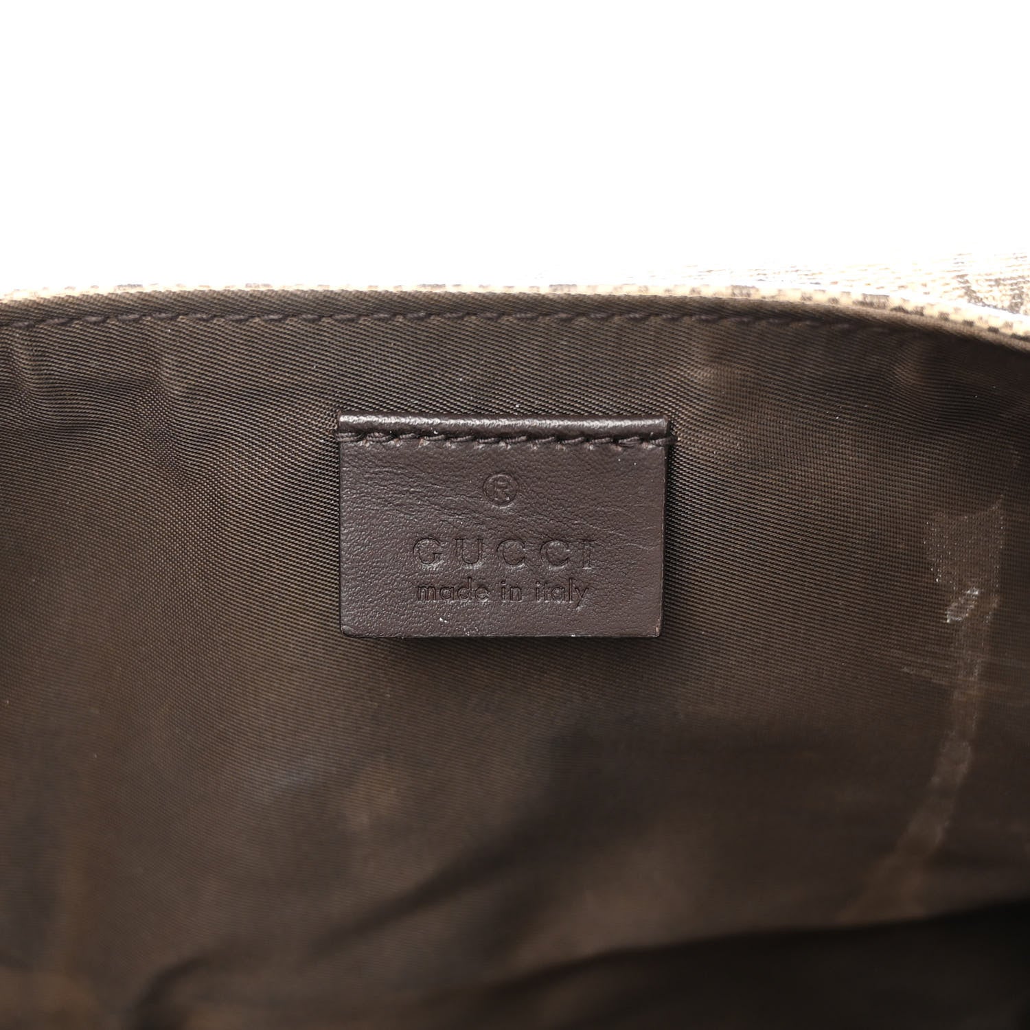 Gucci GG Plus Monogram Messenger Diaper Bag Dark Brown 7 of 13