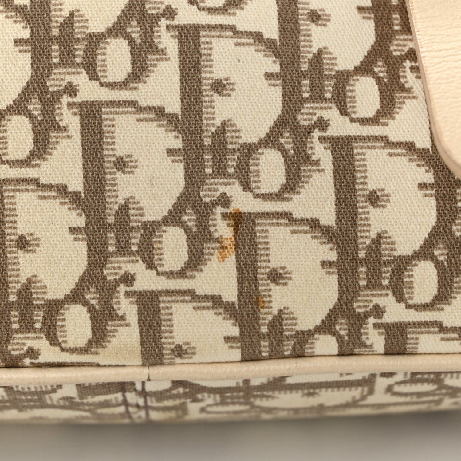 Christian Dior Monogram Vintage Flowers Small Bowler Beige 12 of 14