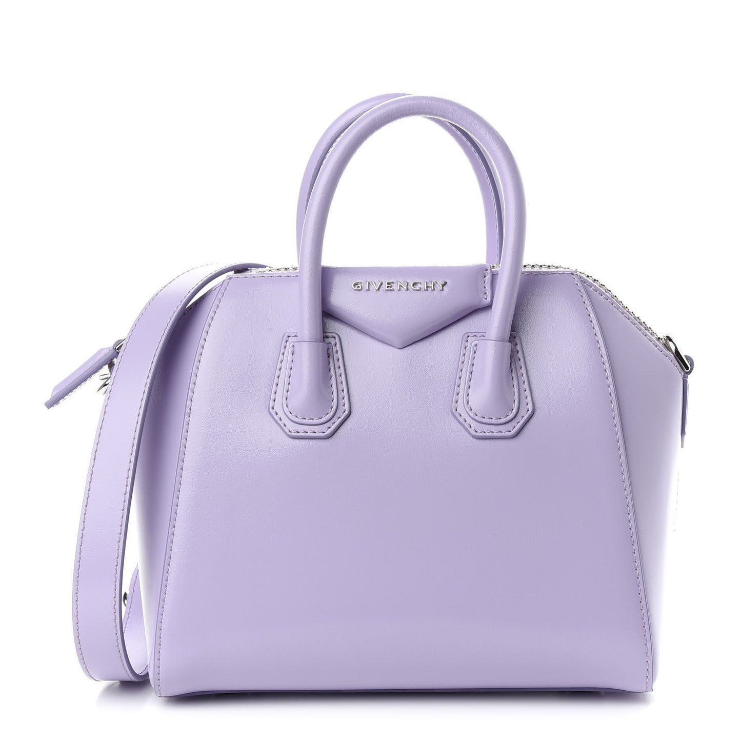 Shiny Lord Calfskin Mini Antigona Lilac