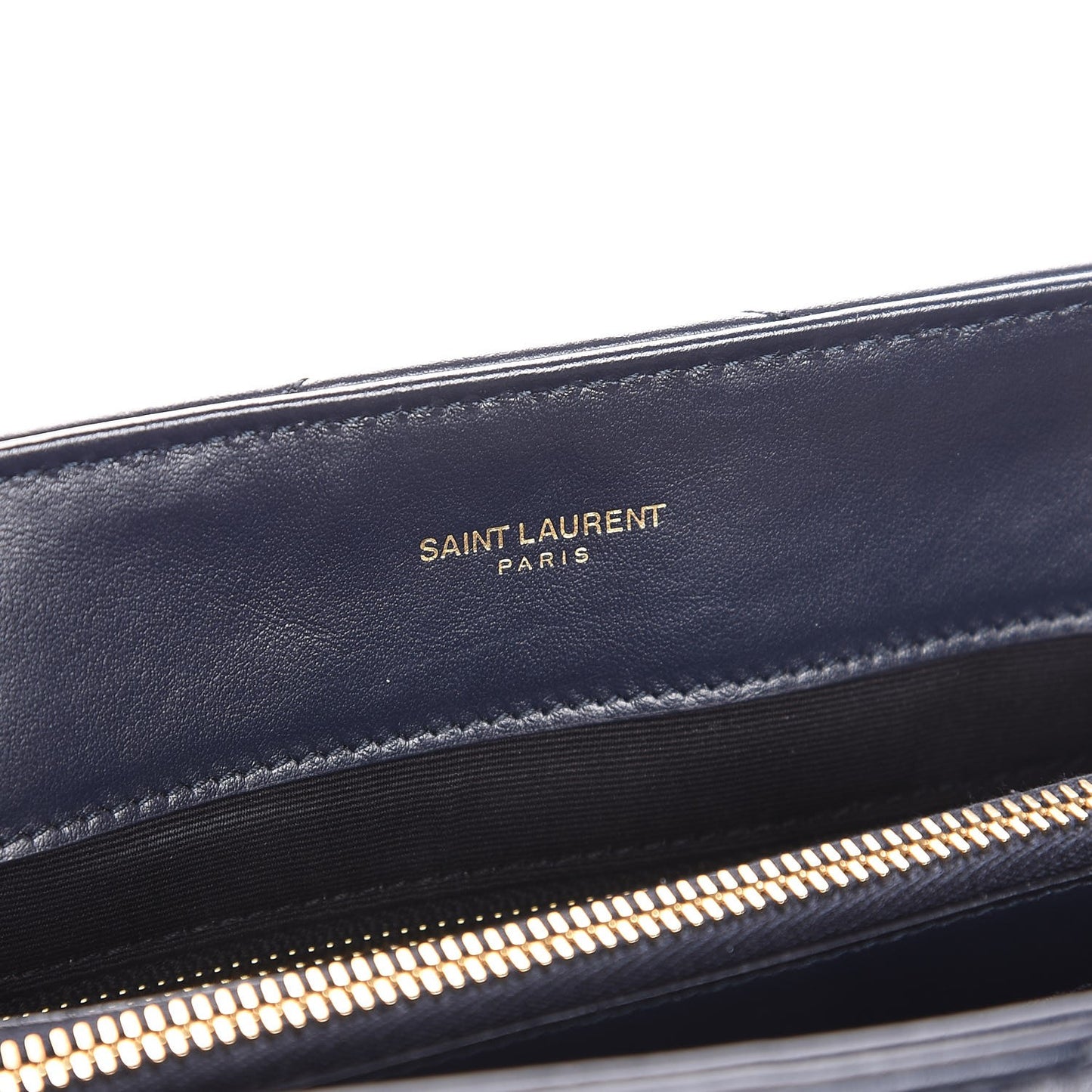 Calfskin Y Quilted Monogram Medium Loulou Chain Satchel Medium Blue