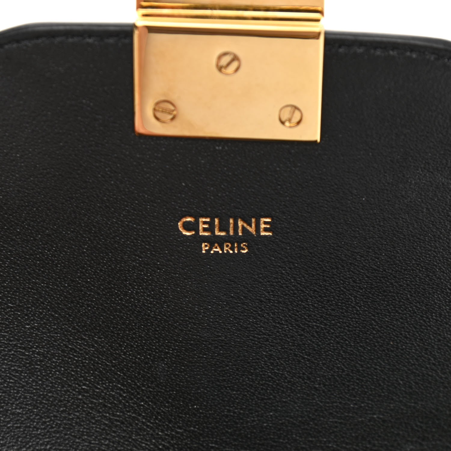 Celine Shiny Calfskin Small C Bag Black 6 of 10