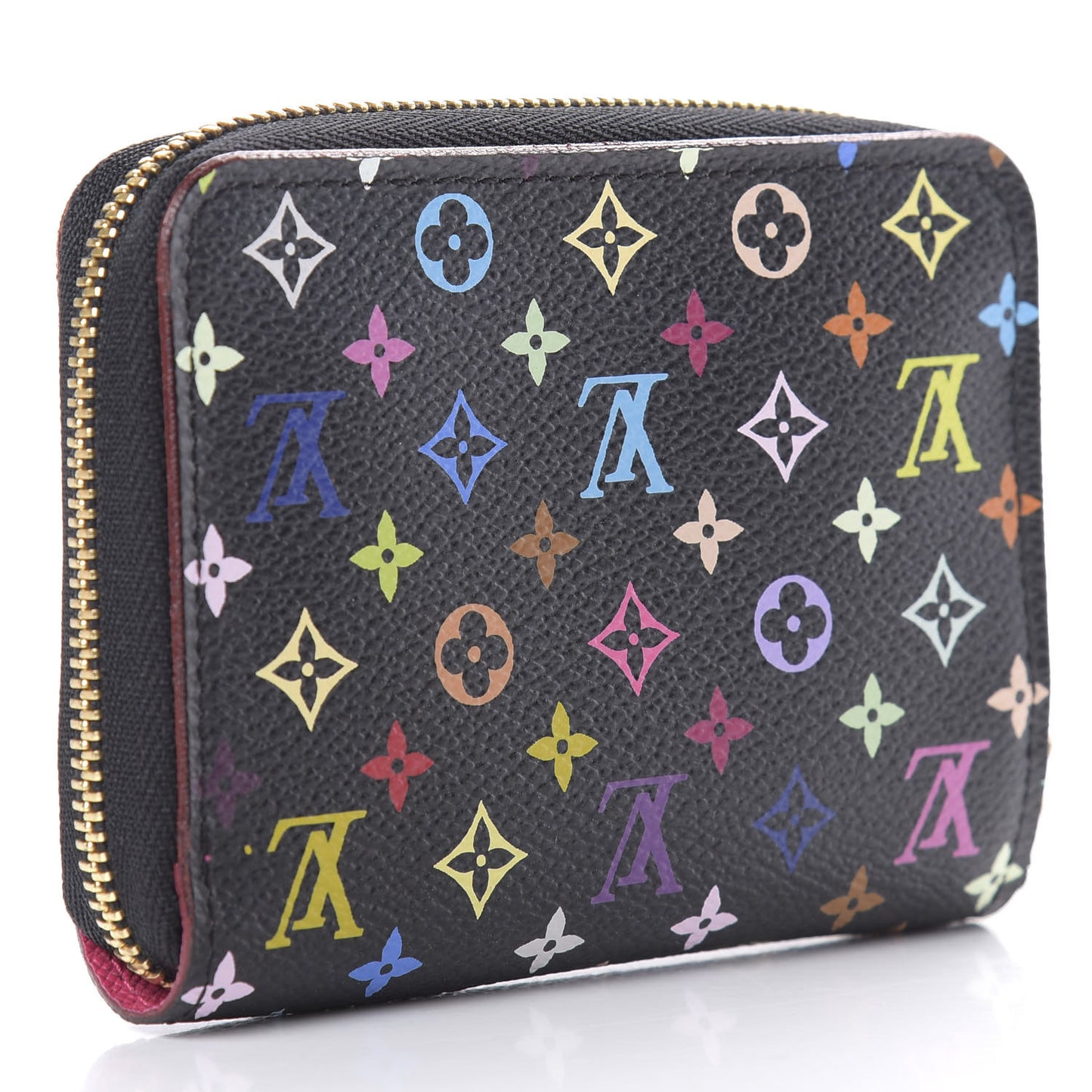 Monogram Multicolor Zippy Coin Purse Black Grenade