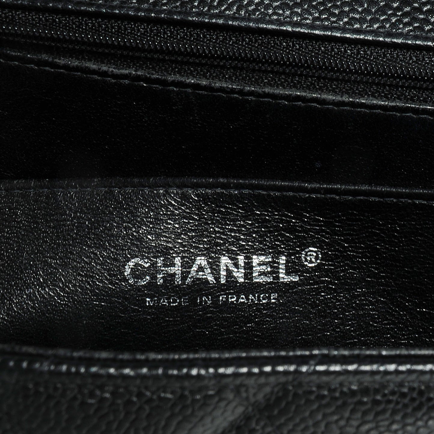 Caviar Jumbo Single Flap Black
