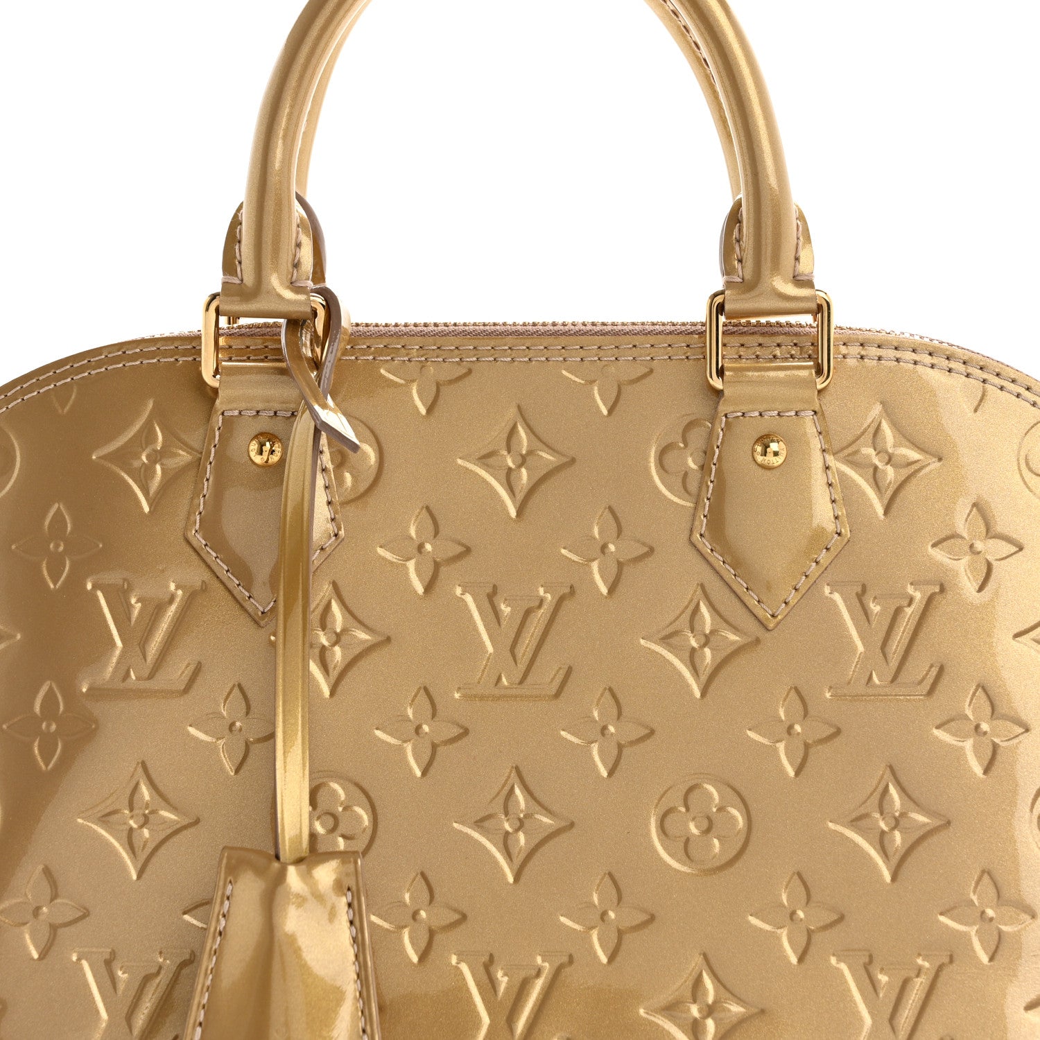 Louis Vuitton Vernis Alma PM Beige Poudre 7 of 9