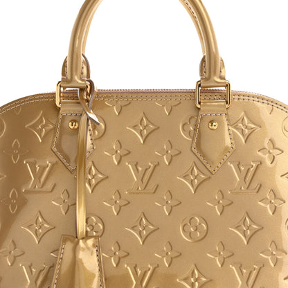 Louis Vuitton Vernis Alma PM Beige Poudre 7 of 9