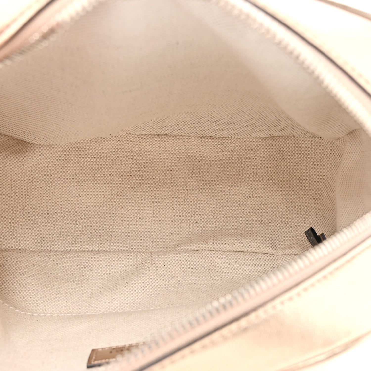 Gucci Metallic Sakai Be Green Calfskin Diagonal Stitched Small Blondie Shoulder Bag Golden Beige 5 of 11