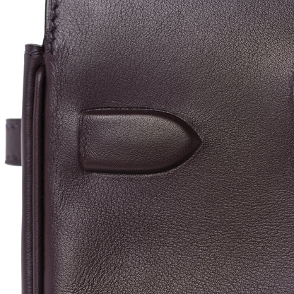 Hermes Swift Birkin Shadow 25 Rouge Sellier 13 of 27