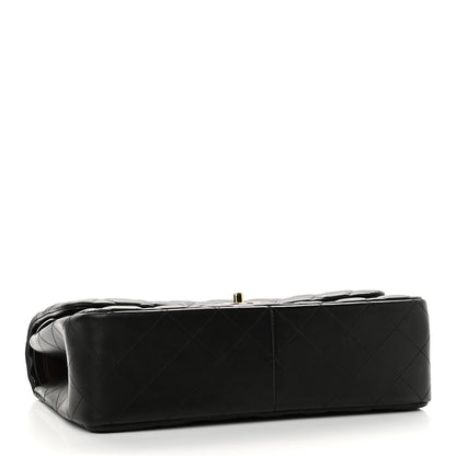 Chanel Lambskin Quilted Jumbo Double Flap Black 4 of 9