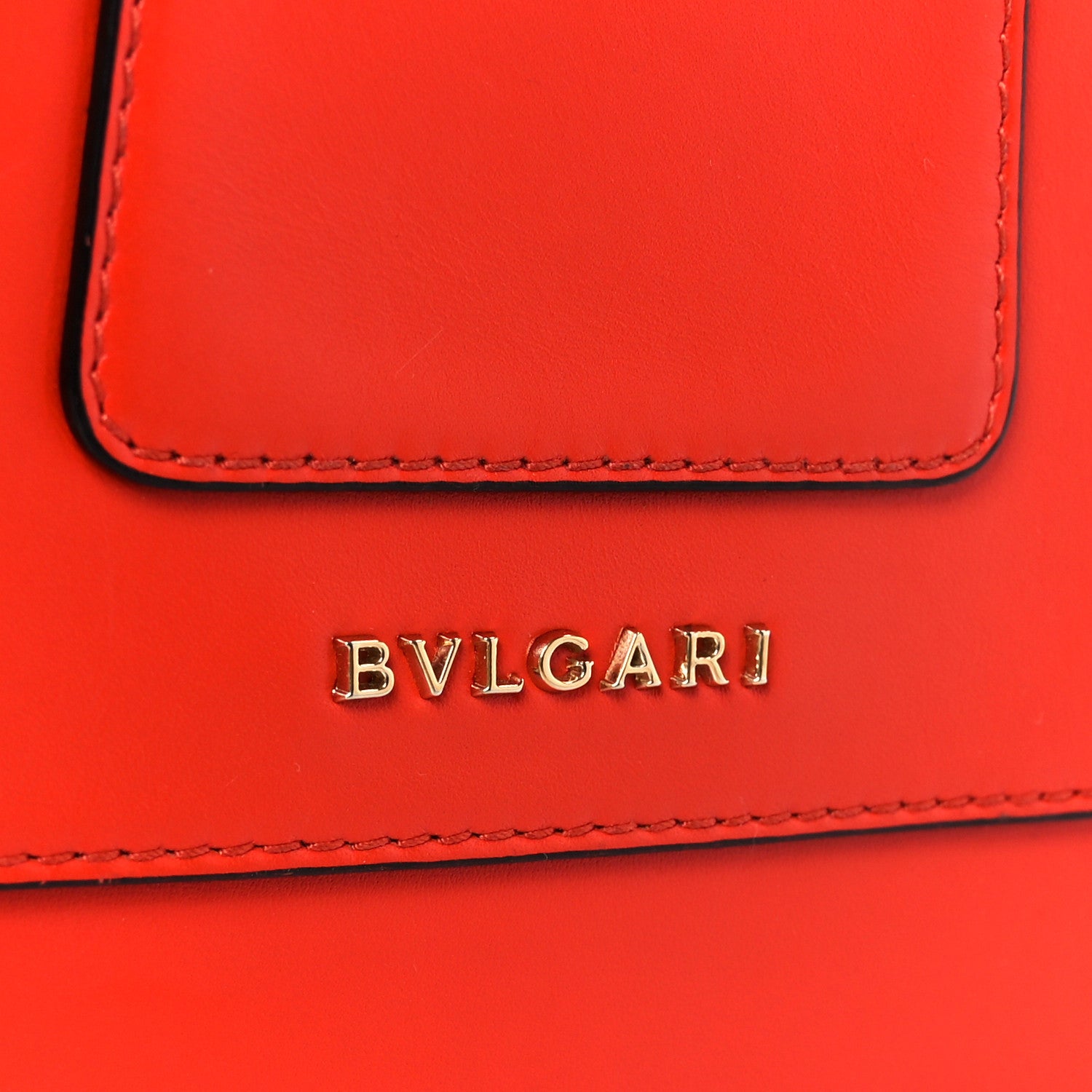 Bulgari Calfskin Serpenti Forever Top Handle Red 9 of 13