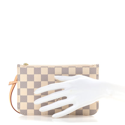 Louis Vuitton Damier Azur Neverfull PM Pochette 2 of 6
