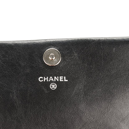 Chanel Patent Quilted Brilliant Wallet On Chain WOC Black 6 of 8