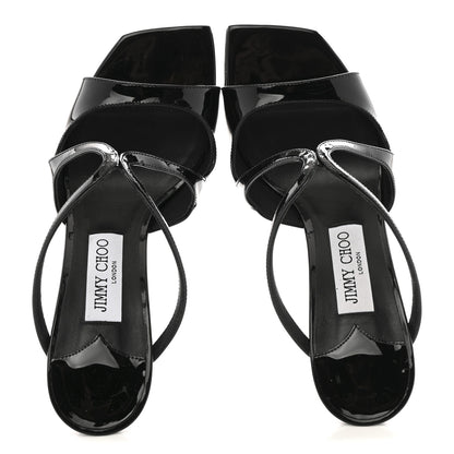 Jimmy Choo Patent Anise 85 Wedge 37 Black 2 of 10