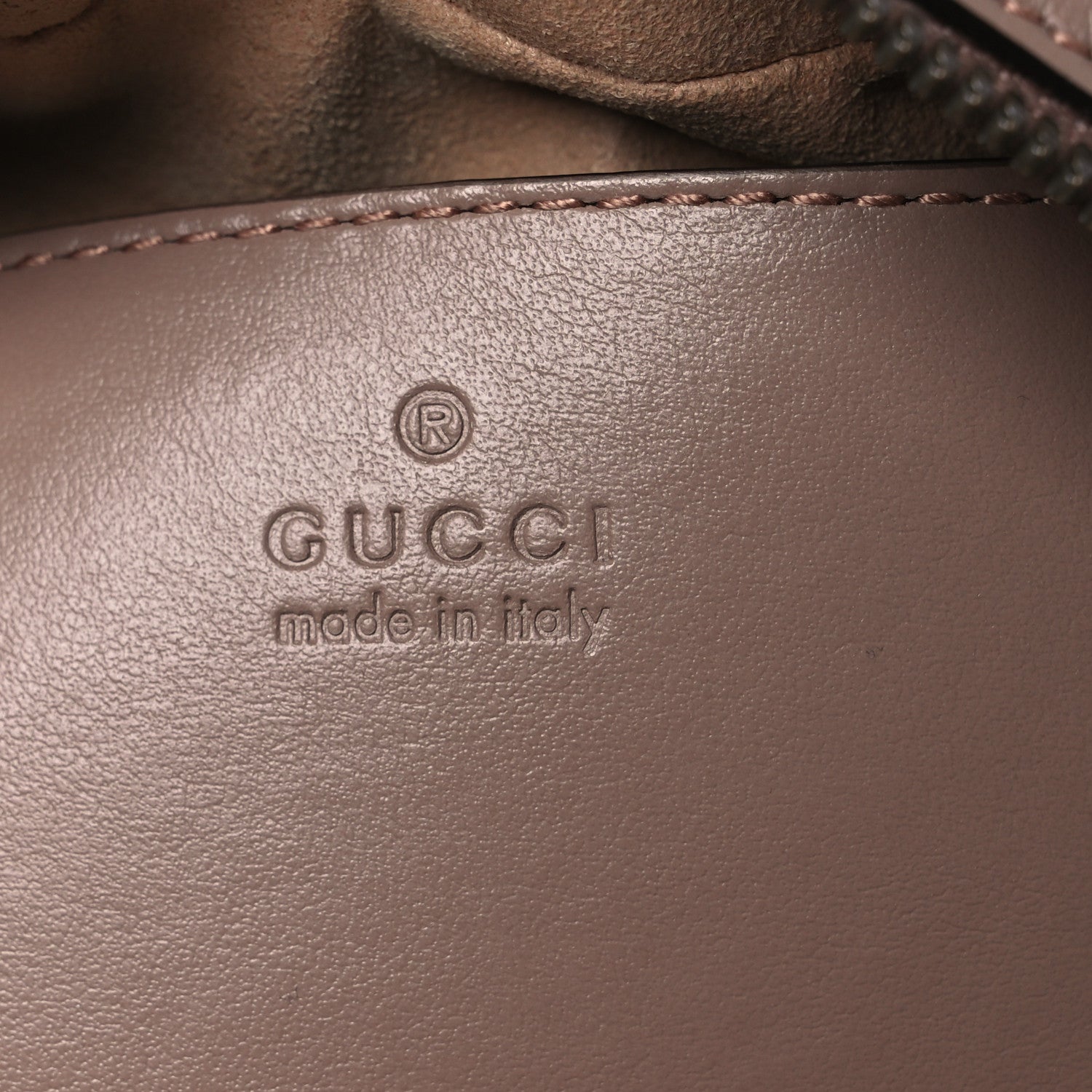Gucci Calfskin Matelasse Small GG Marmont Chain Shoulder Bag Porcelain Rose 6 of 12