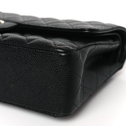 Chanel Caviar Quilted Medium Double Flap Black 9 of 9