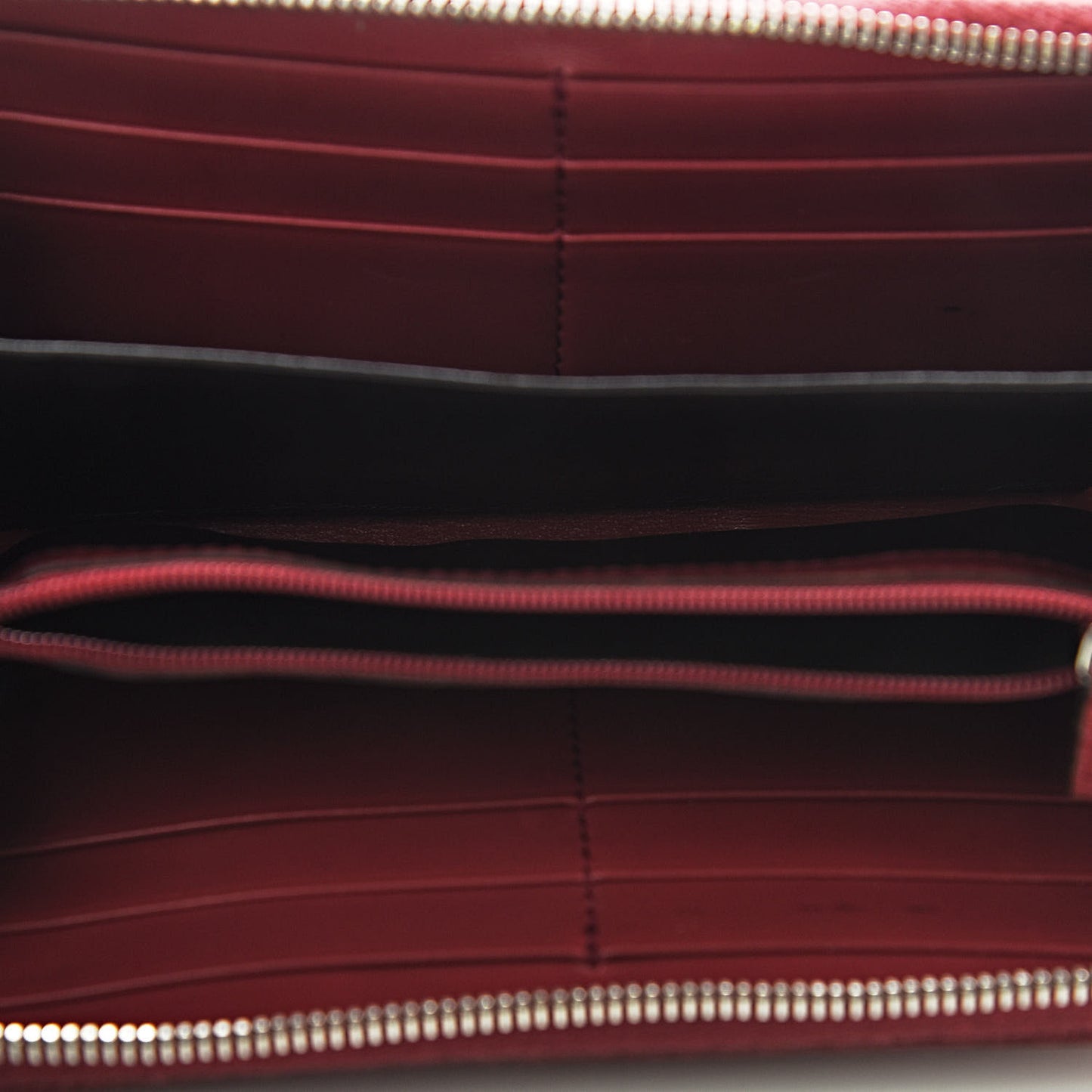 Imprime Monogram GG Pierce Zip Around Wallet Red