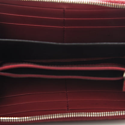 Gucci Imprime Monogram GG Pierce Zip Around Wallet Red 5 of 11