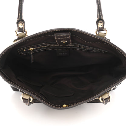 Gucci Crystal Monogram Medium Mix Tote Brown 4 of 10