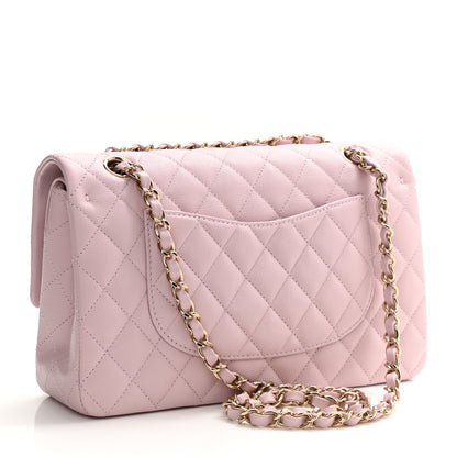 Chanel Caviar Quilted Medium Double Flap Light Pink 3 of 10