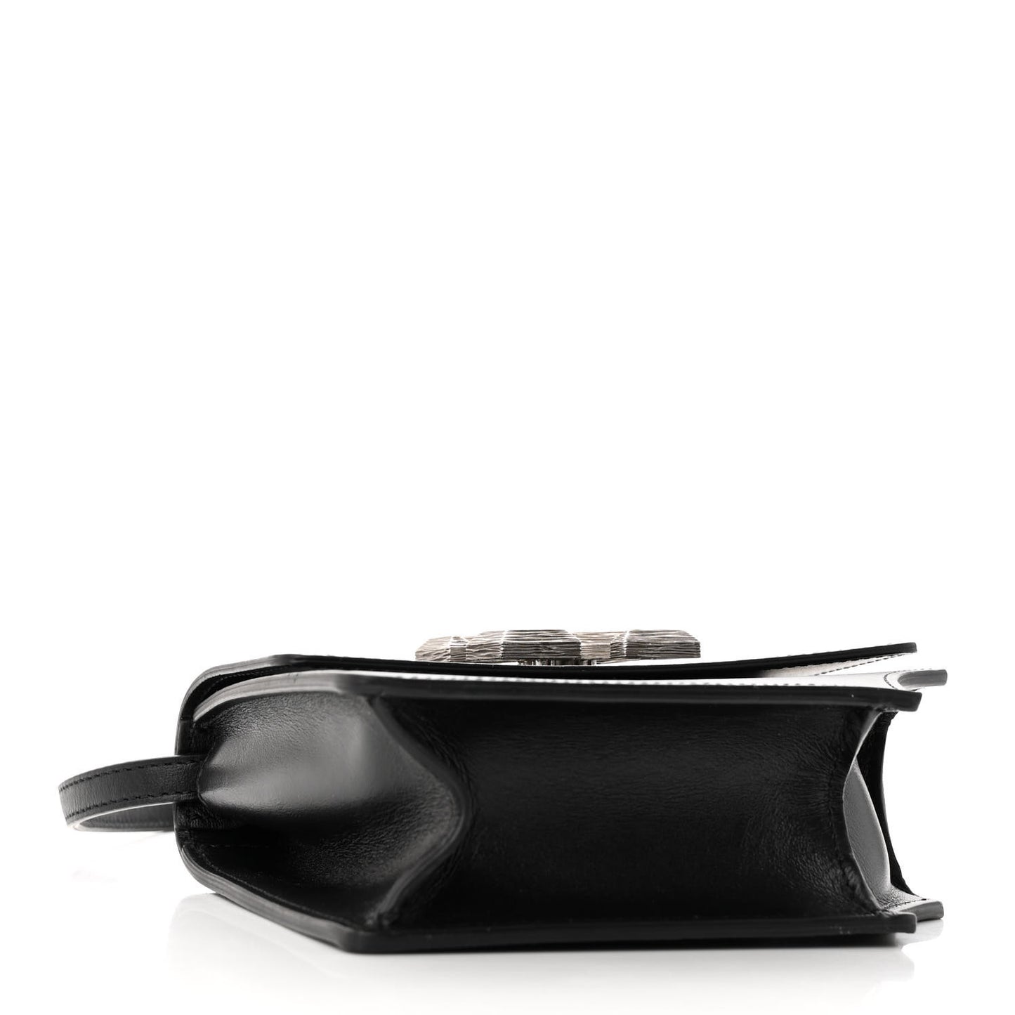 Calfskin Jitney 0.7 Meteor Bag Black
