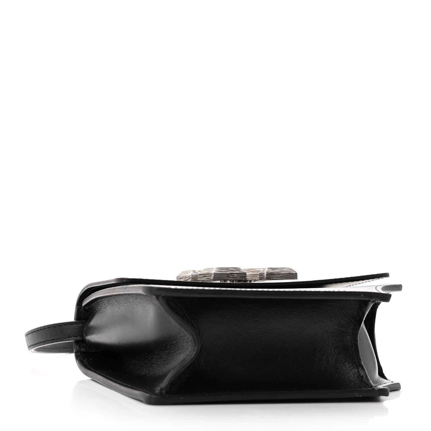 Off-White Calfskin Jitney 0.7 Meteor Bag Black 4 of 9