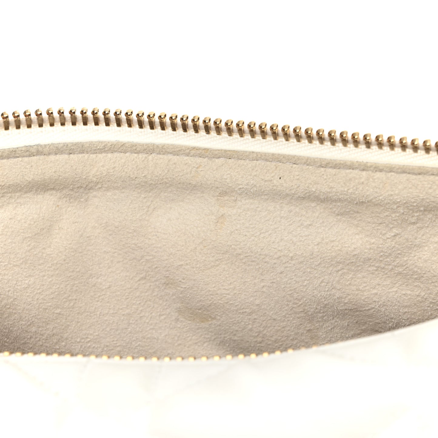 Lambskin Cannage Medium Dior Vibe Hobo Bag White
