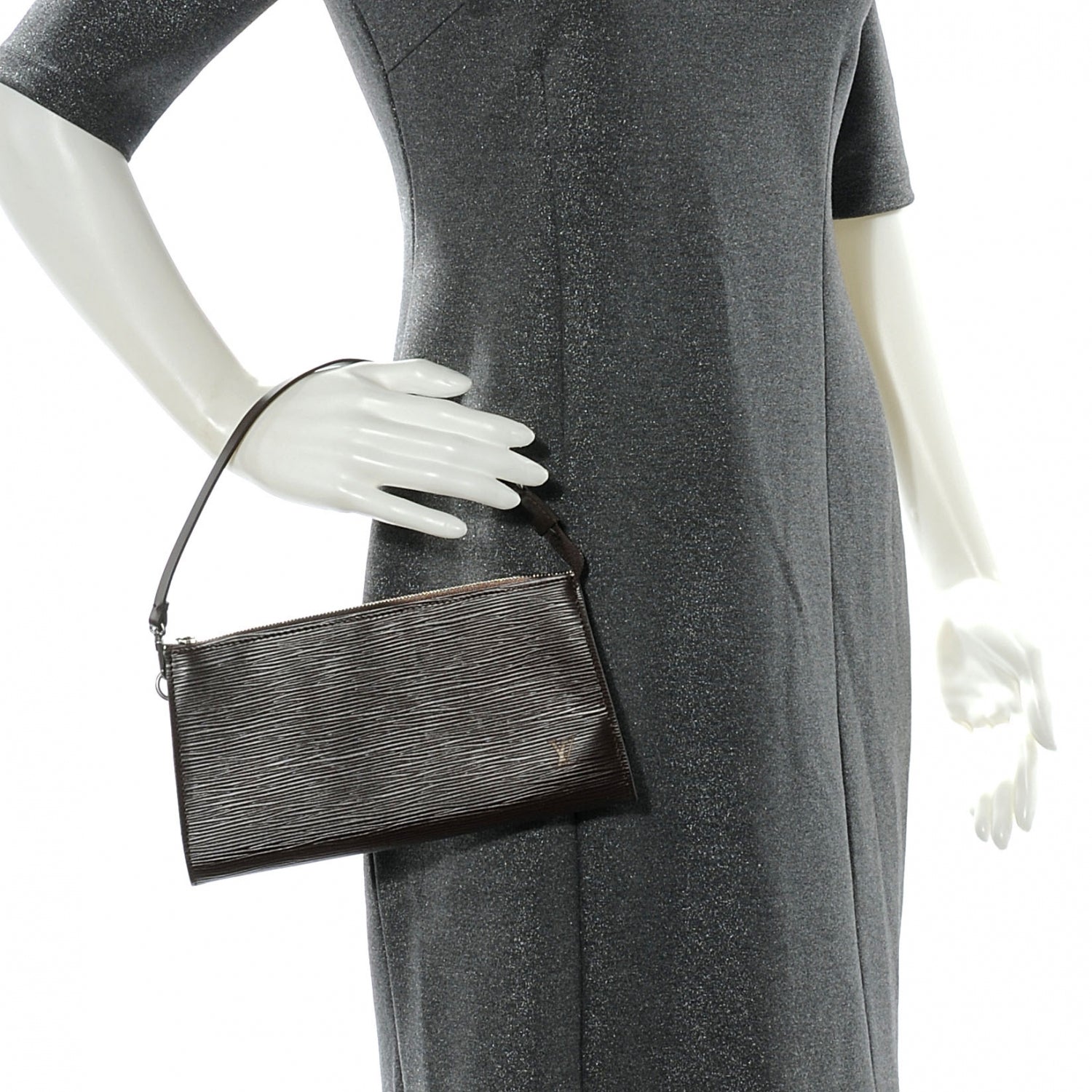 Louis Vuitton Epi Pochette Accessories 24 Moka 2 of 7