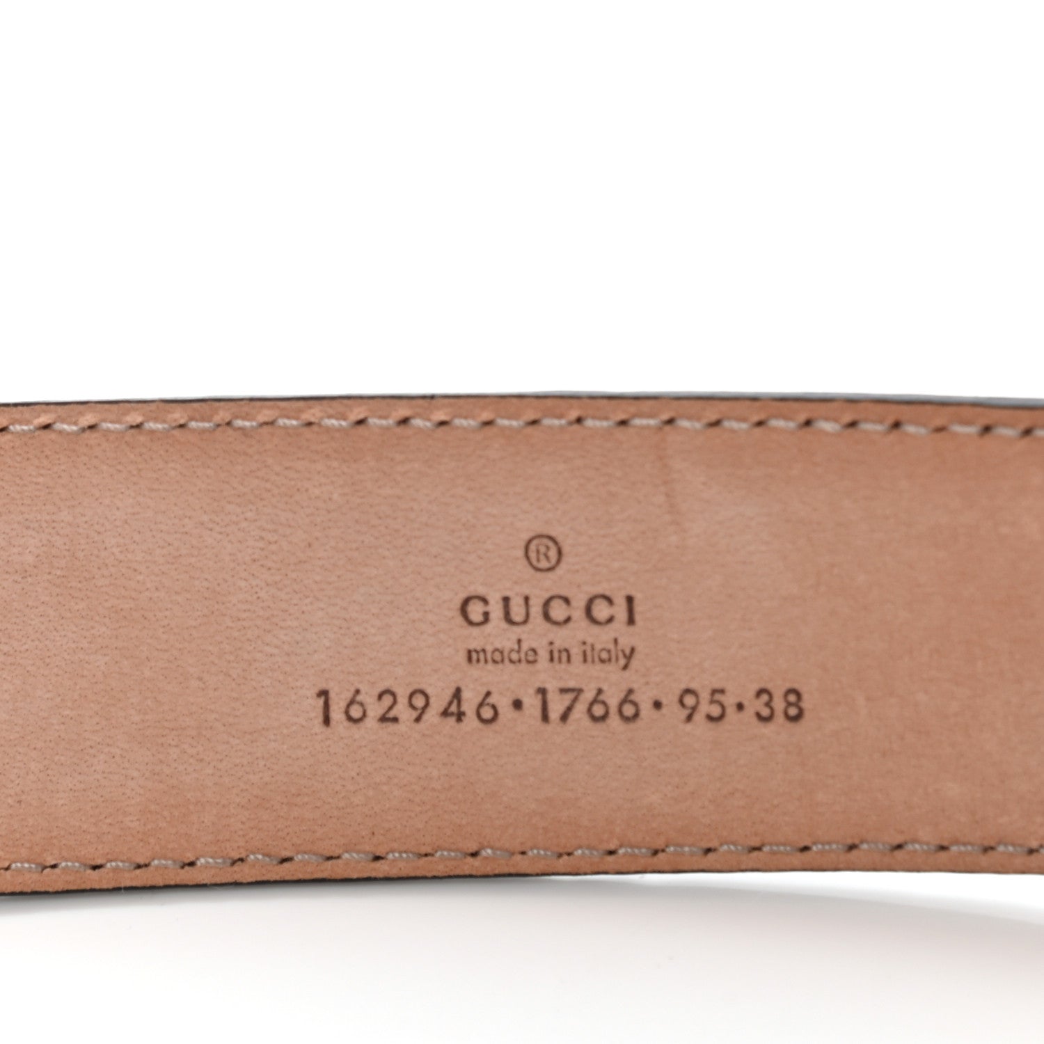 Gucci Guccissima Signature Belt 95 38 Black 5 of 7