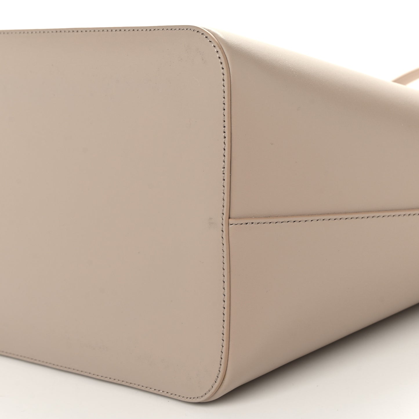 Smooth Calfskin Wing Shopper Tote Dune