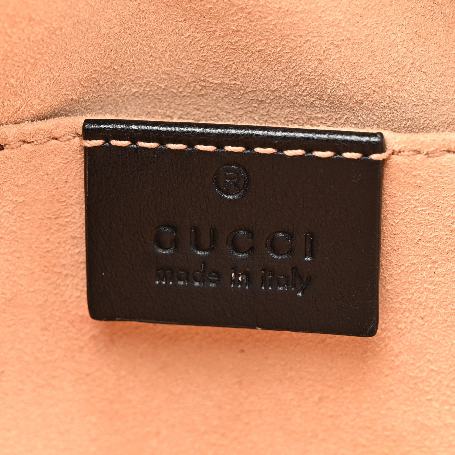 Gucci Calfskin Matelasse Small GG Marmont Chain Shoulder Bag Black 6 of 15